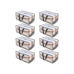 Heavy Duty Storage Totes (4 Pack/Clear)