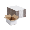 White Corrugated Cardboard Boxes 6x4x3
