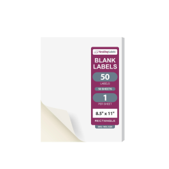 NextDayLabels - Laser/Ink Jet White Labels (8.5" x 11")