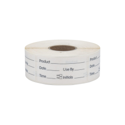 Dissolvable Food Labels 1x2"