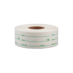 Dissolvable Food Labels 1x2" (Green)